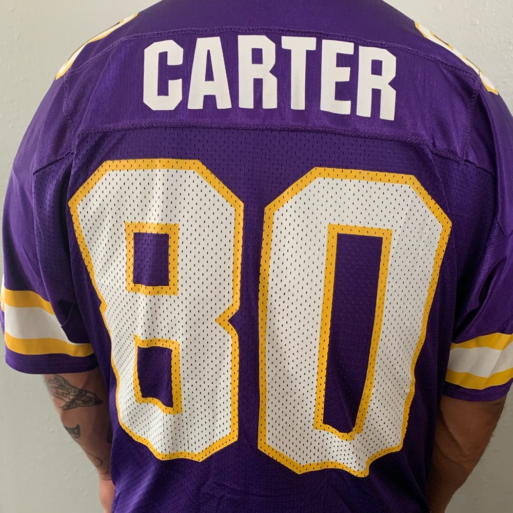 Hall Of Fame Vikings Carter XL Football Jersey